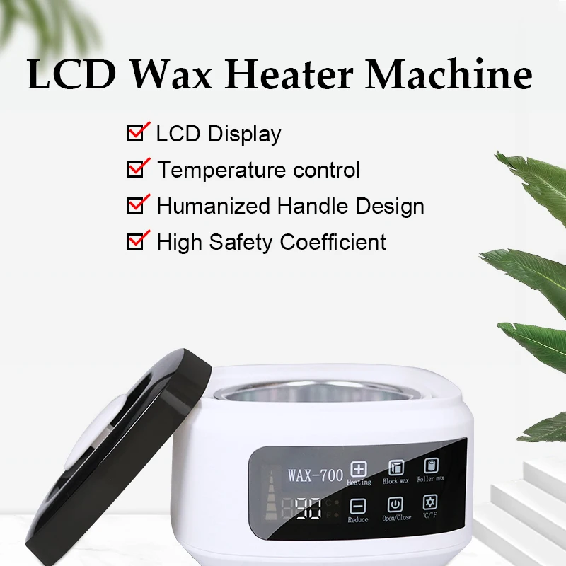 Wax Heater for Hair Removal with LCD Display Smart Professional Epilator Depilatory Body Care Paraffin Machine Men Women Use | Красота и
