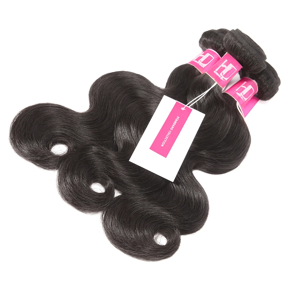 HJ WEAVE BEAUTY 3 пучка/партия бразильские объемные волнистые человеческие волосы пучки