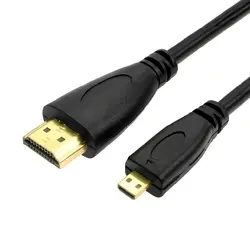Câble haute définition mâle vers mâle, compatible HDMI vers Micro, pour appareil photo et ordinateur 