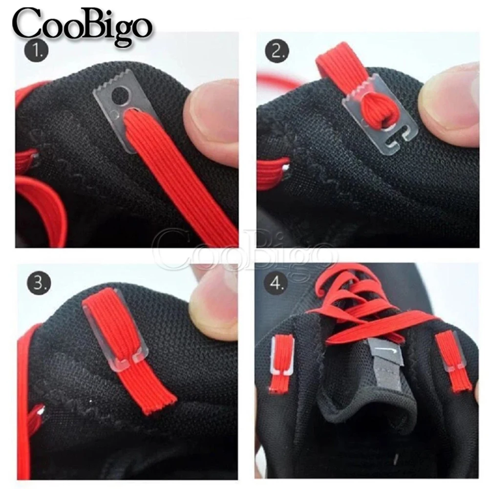 Shoe Lace Buckles 12pcs Metal Lazy Shoe Laces Buckle Convenient Tieless Lace No Need Tie Flat Shoelaces Metal Buckles Fit All Shoelace