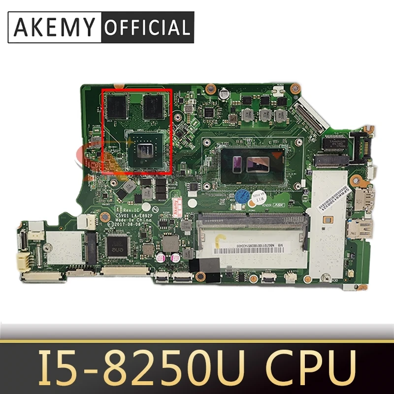 CARTE MERE ACER A515-51G A615-51 A315-53G I5-8250U, GeForce MX150 LA E892p Nbgt011001 Gar 3 Mois