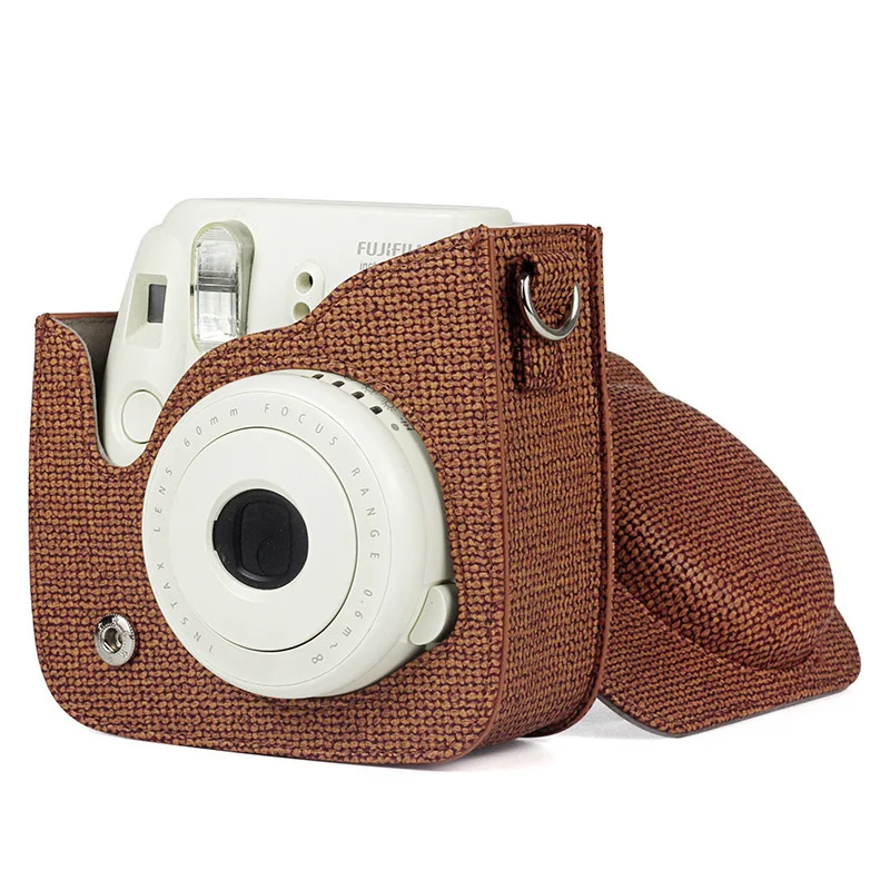 Чехол для камеры Fujifilm Instax Mini, сумка из искусственной кожи, чехол с плечевым ремнем для Instax Mini 9 8 8+ чехол для фотоаппаратов моментальной печати