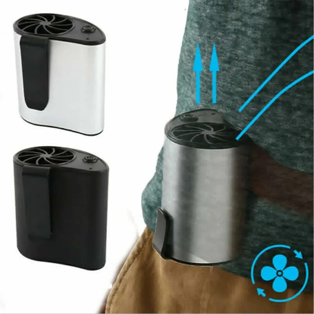 Mobile Air Conditioner Cooler Waist Fan Rechargeable Cool Usb Outdoor Waist Mini Fan Cooling Portable Hanging Waist Mini