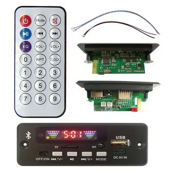 

Car MP3 Bluetooth 5.0 MP3 Receiver Player and Decoder Kit with Remote Control in Car