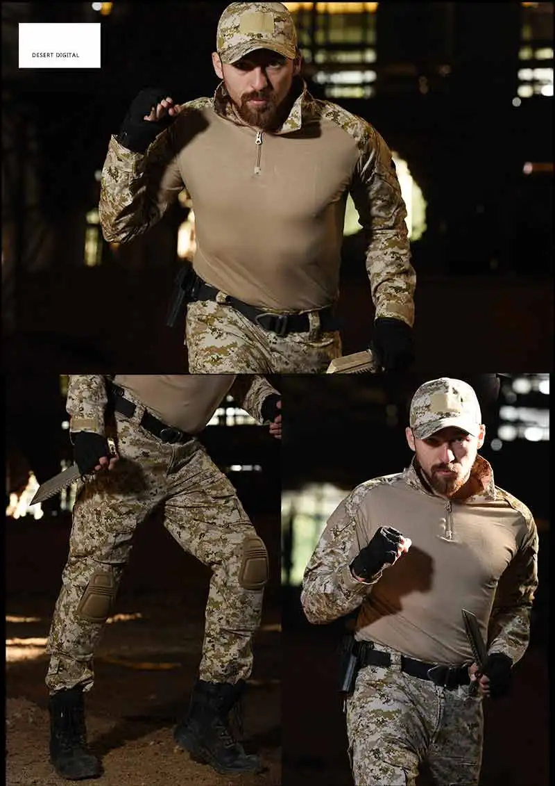 Хан дикая тактическая камуфляжная военная форма, костюм, одежда армии США, военная боевая рубашка и штаны, военная форма, 10 цветов