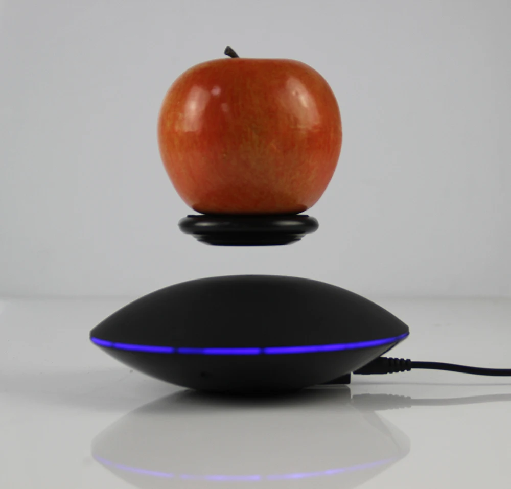 DIY магнитная левитация вращающийся дисплей платформа с светодиодный светильник база может нагрузить-подшипник 200 г небольшой художественный фестиваль рождественских Adve