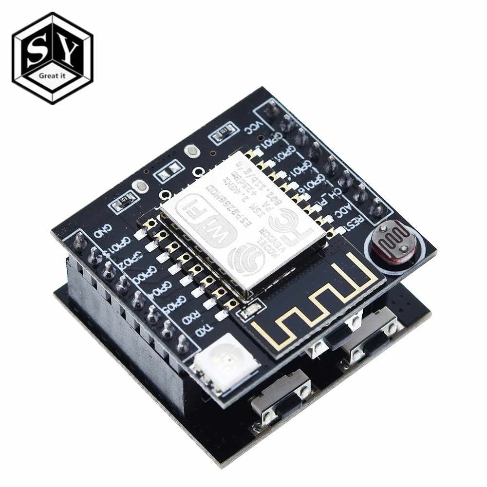ESP8266 ESP 12F Seri WIFI Modülü Mini Geliştirme Kurulu Arduino Için ...