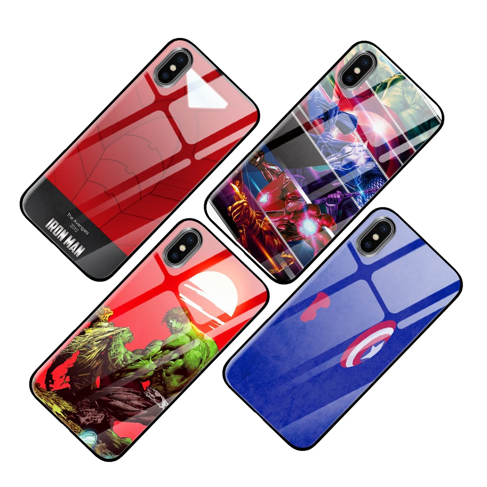 Для DC Marvel закаленное стекло Роскошные Чехлы для huawei P30 P20 Коврики 10 20 Honor 8 9 10 Pro Lite