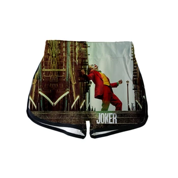 

Movie Joker 2019 New Print Joaquin Phoenix Arthur Fleck HIP HOP Summer Women Casual Cute girl Hot Sale Sexy Shorts Clothes