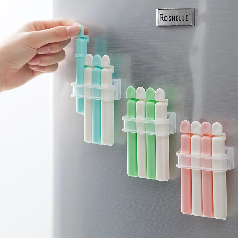 

Creative suction cup plain food bag sealing clip Food preservation clip Plastic bag snack bag sealing clip