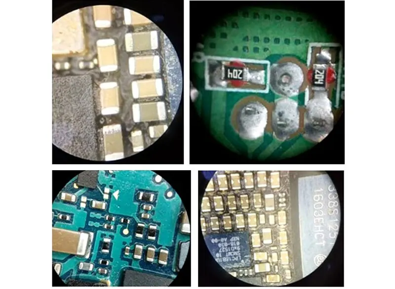 PCB пайка 20X 40X бинокулярный стерео микроскоп инструмент для ремонта мобильного телефона с флуоресцентным светодиодный светильник