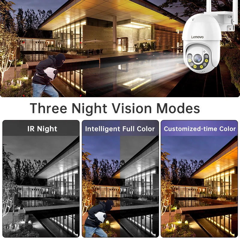 Lenovo 3MP 5MP PTZ WIFI kamera IP Audio CCTV nadzór zewnętrzny 4X Zoom cyfrowy noc kolorowy bezprzewodowy wodoodporny bezpieczeństwo 3 Lenovo 3MP 5MP PTZ WIFI kamera IP Audio CCTV nadzór zewnętrzny 4X Zoom cyfrowy noc kolorowy bezprzewodowy wodoodporny bezpieczeństwo 3