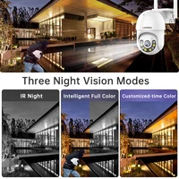Lenovo 3MP 5MP PTZ WIFI IP Camera Audio CCTV Surveillance Outdoor 4X Digital Zoom Night Full Color Wireless Waterproof Security 3