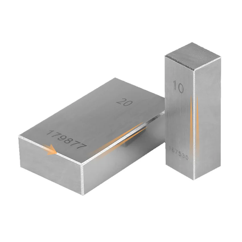SYLMOS Individual Metric Steel rectangle Gauge Block Grade 0 10mm 15mm