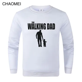 

Fear The Walking Dad Hoodies Men Winter New Fashion Style Fleece Sweatshirts High Quality Funny Printed Pullovers Homme C76