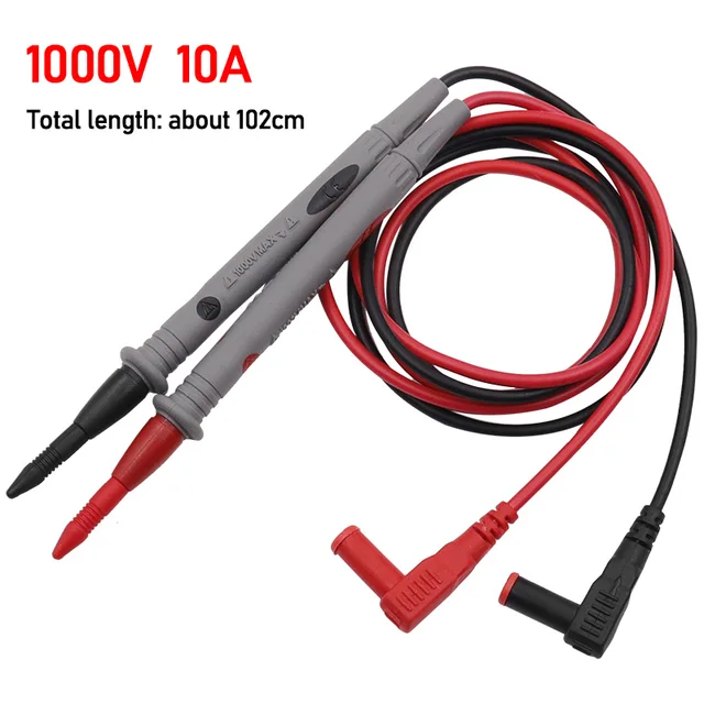 10A 20A 1000V Digital multimeter probe wire needle tip universal test lead for LED tester multimeter accessories 10A