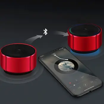 

Mini Portable Wireless Bluetooth Speaker with Microphone FM Radio Music Play Support TF Card Speaker for Cycling Camping Outdoor