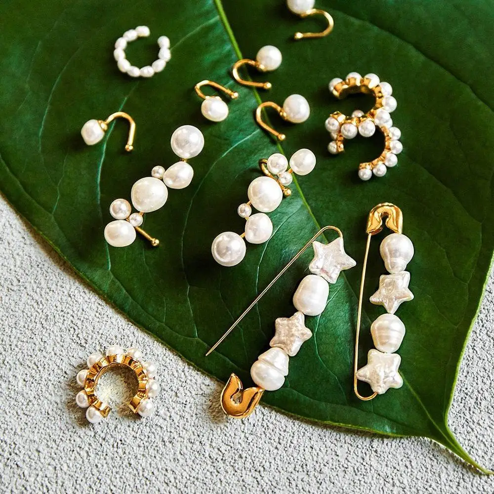 

Vedawas ZA Simulated Pearls Drop Dangle Earrings for Women Party Vacation Gifts Oorbellen Pendintes Handmade Jewelry Wholesale