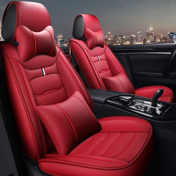 

Full Coverage Eco-leather auto seats covers PU Leather Car Seat Covers for hyundai genesis equus creta ix25 tucson ix35 santafe