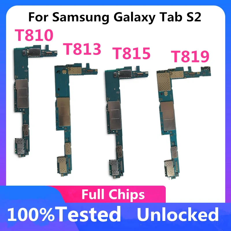 Материнская плата 32 ГБ для Samsung Galaxy Tab S2 T815 T810 T819 T813 оригинальная разблокированная