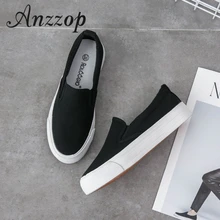 Комплект летней обуви из дышащей ткани; маленькие белые туфли; женские нескользящие студенческие туфли на толстой подошве; женская обувь без застежки