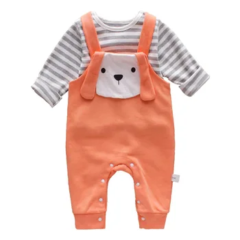

Fashion cartoon Toddler Baby Girls Boys Clothing Sets Autumn Kids Outfits T-shirt+Pants 2pcs Children Clothes baby rompers suit