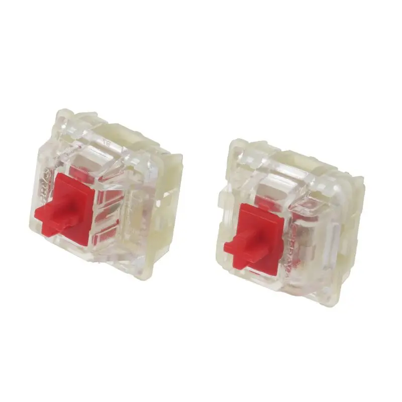 2 шт. оригинальные переключатели SMD RGB Cherry MX 3 штырьковый красный переключатель