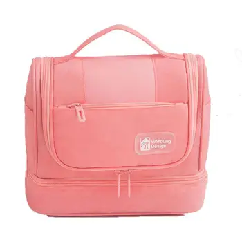 

2020 Female Cosmetic Bag Transparent and Multifunctional Large Capacity Portable wall-mounted Hand-held Toiletry bag