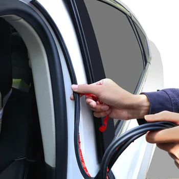 

LEEPEE Car Sealer Car Trunk Edge Sealing Adhesive Stickers Sound Insulation Sealing Strips Auto Door Rubber L-type Seal Strip