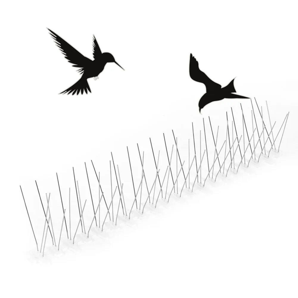 1/PCS Stainless Steel Bird Repellent Spikes Anti-Climbing Spikes Bird Repellent Spikes Set Bird Deterrent Tool 1/PCS Stainless Steel Bird Repellent Spikes Anti-Climbing Spikes Bird Repellent Spikes Set Bird Deterrent Tool