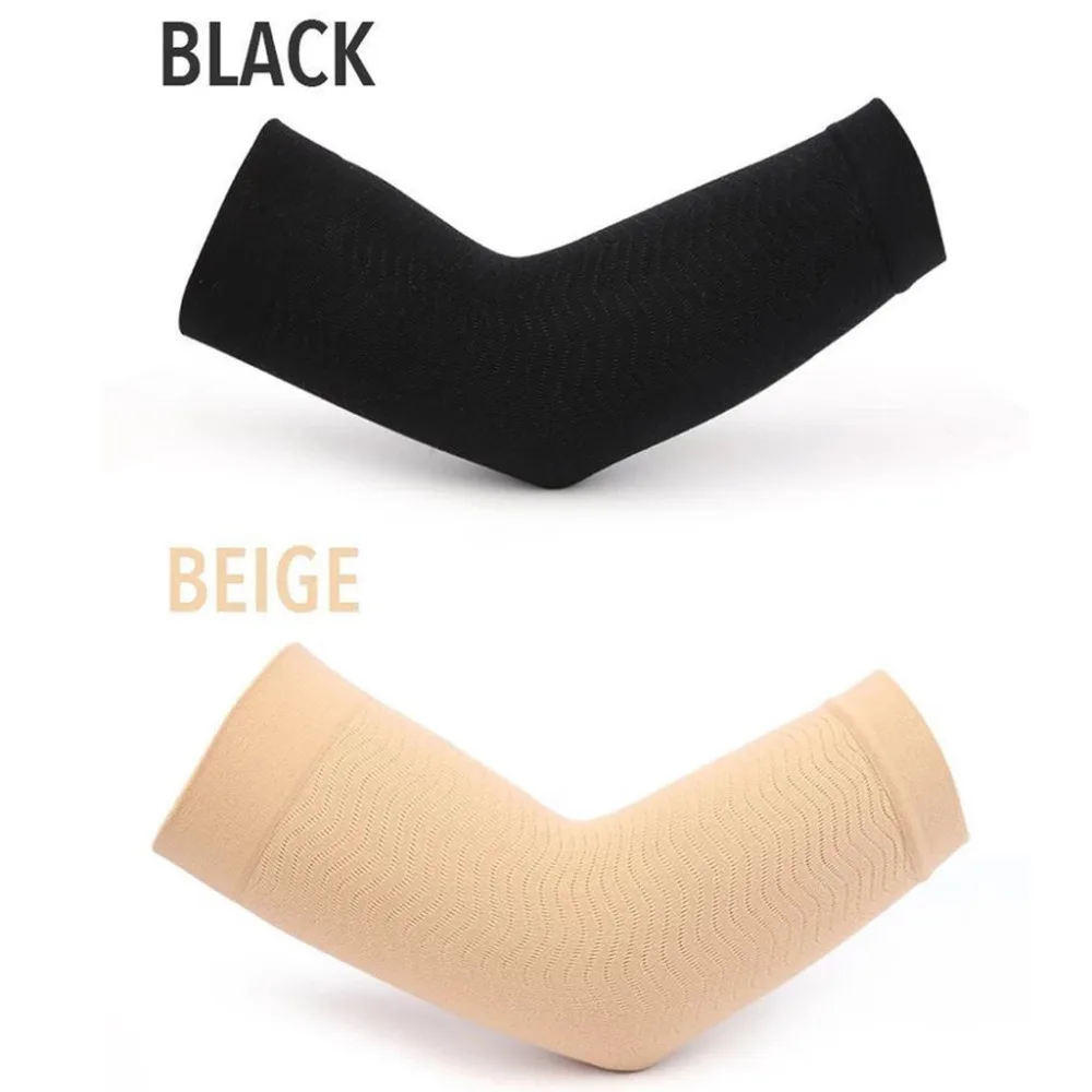 1 Pair Ms. Strong 420D Pressure Shaping Slim Arm Slimming Arm One size fits all breathable Soft elastic self-heating #4D03 (5)