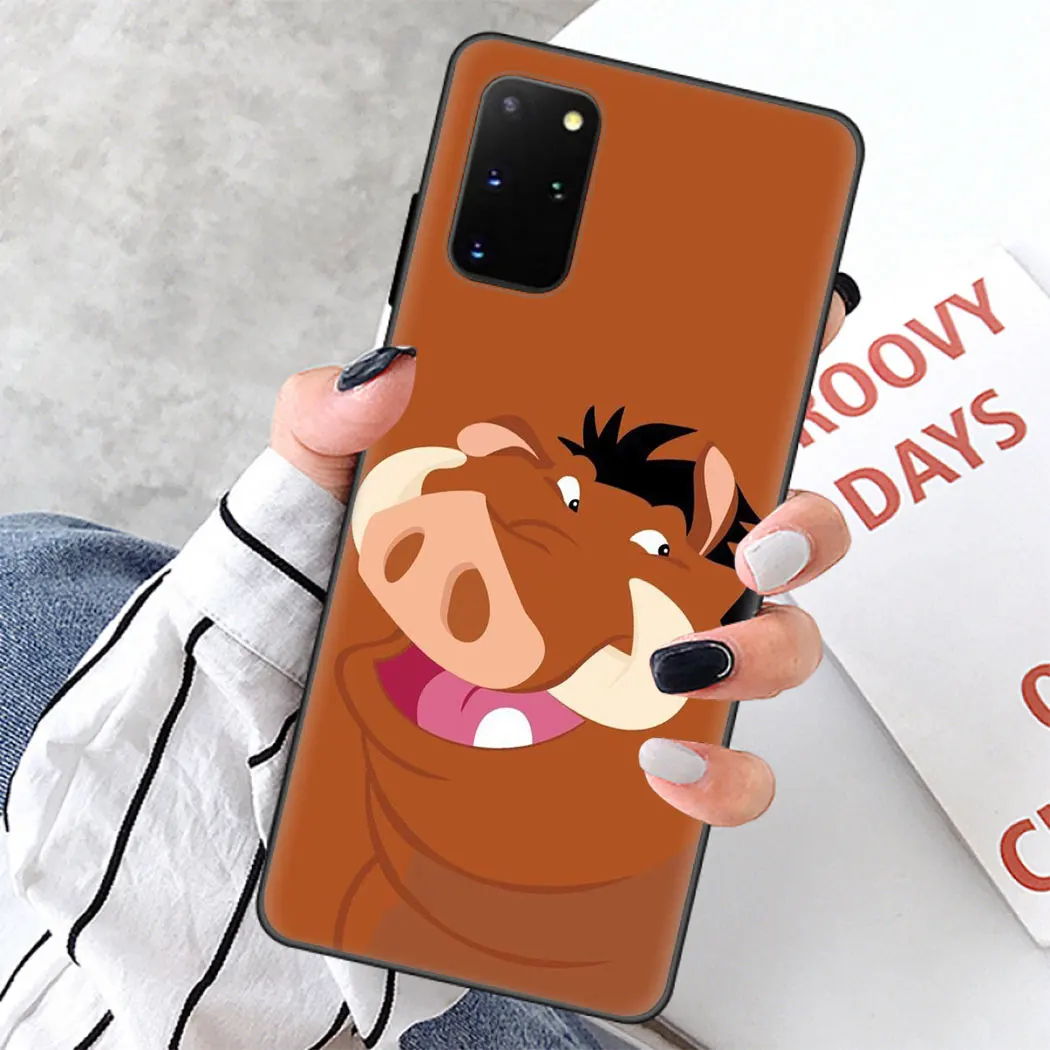 Мягкий силиконовый чехол для Samsung Note 10 S10 Lite S20 Plus Ultra A91 A81 A71 A51 телефона Hakuna Matata Lion