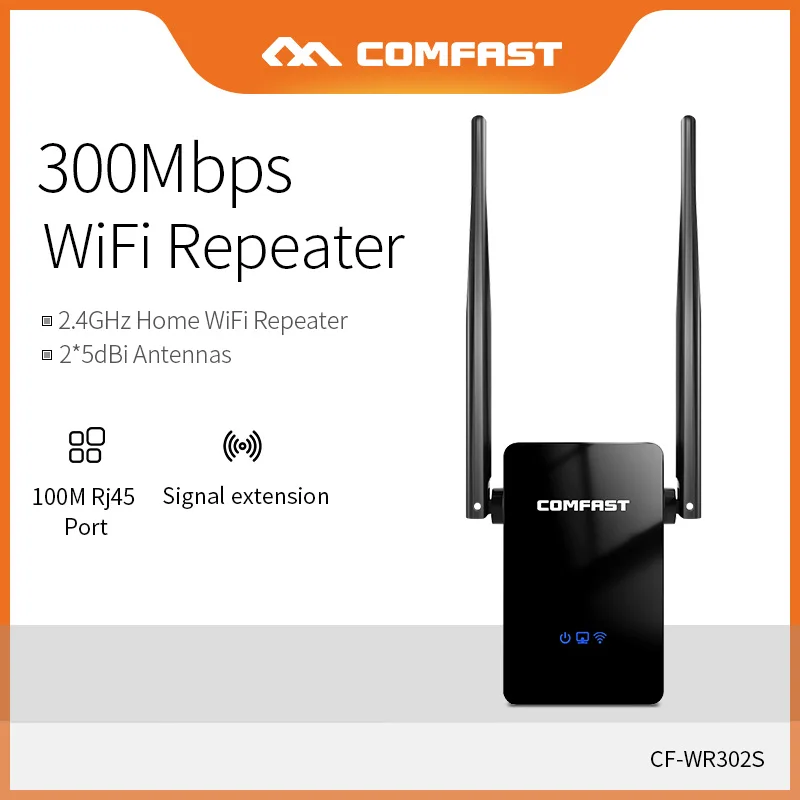 COMFAST для домашнего использования 300 Мбит/с удлинитель сигнала Wi-Fi беспроводной