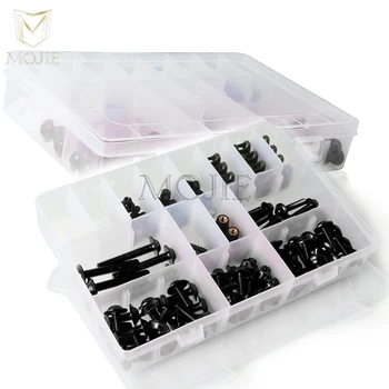 

For Kawasaki NINJA 500R 600R 650R 750R H2 / H2R ZX10R/RR/KRT ZX 1000 Motorcycle Full Fairing Bolt Nuts Screws Clips Complete Set