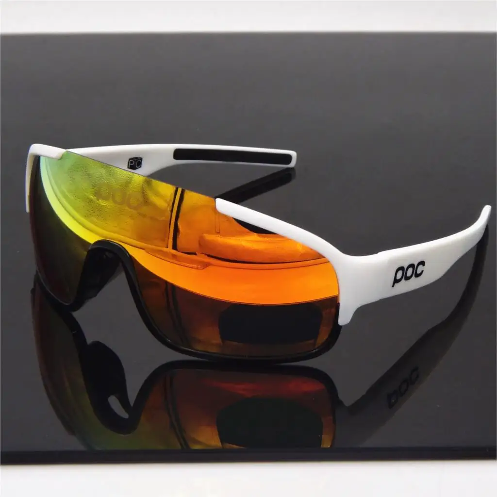 cheap Crave Do 3Lens Airsoftsports Blade Cycling Sunglasses Men Sport Road Mtb Mountain Bike Glasses Men women Eyewear poc