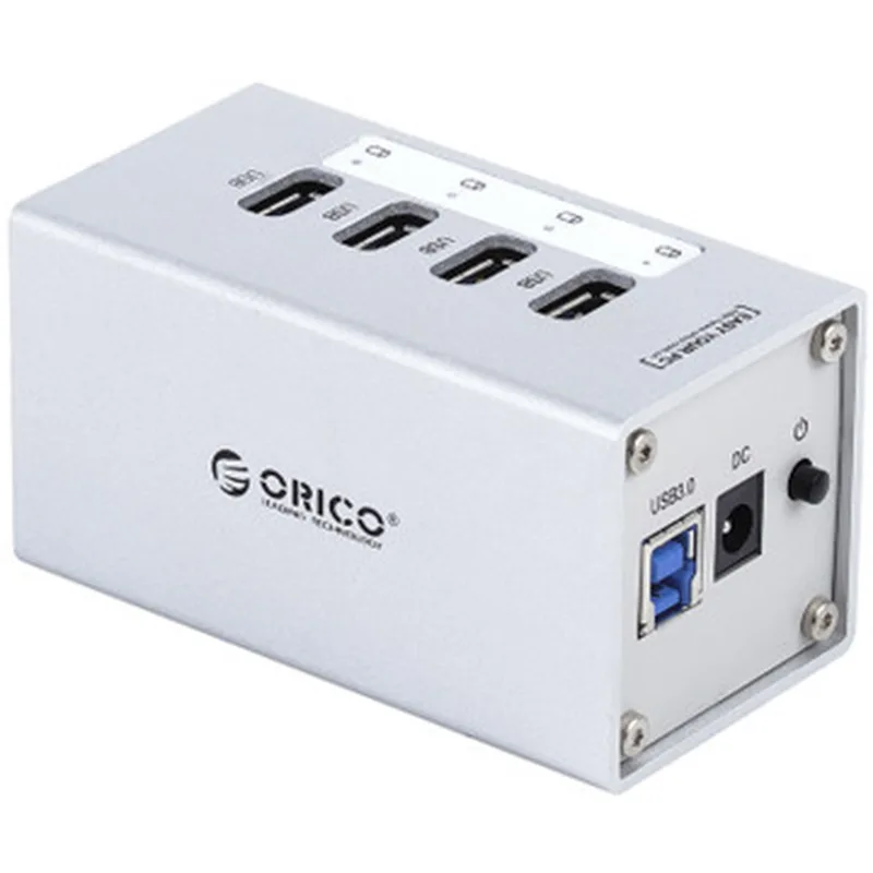 

Orico A3h4 Computer Cable Seperater One Dragging Four High-Speed Four Expanding Hub with Power Supply Usb3. 0 Hub