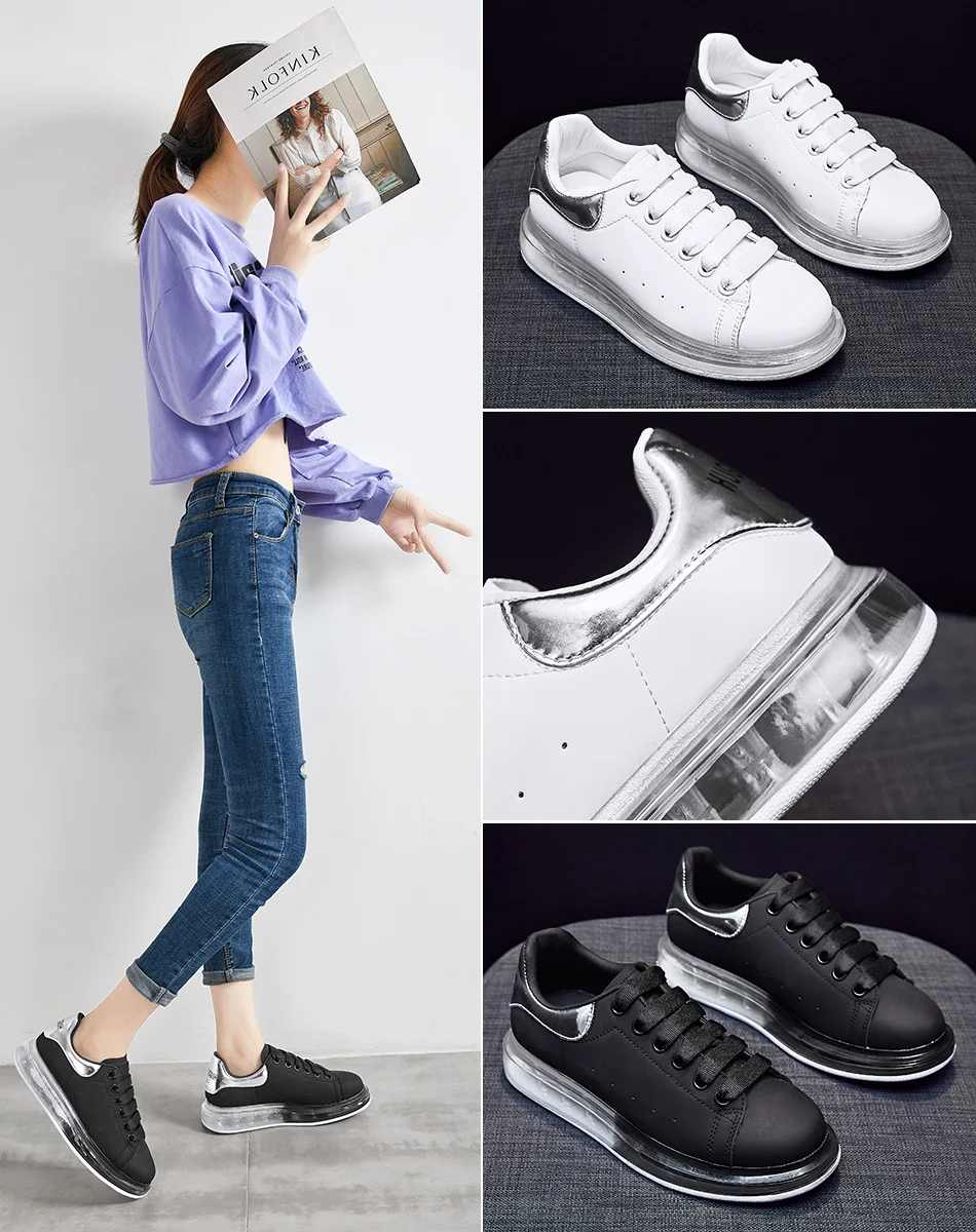 Дизайнерская Женская Повседневная Спортивная обувь на плоской подошве