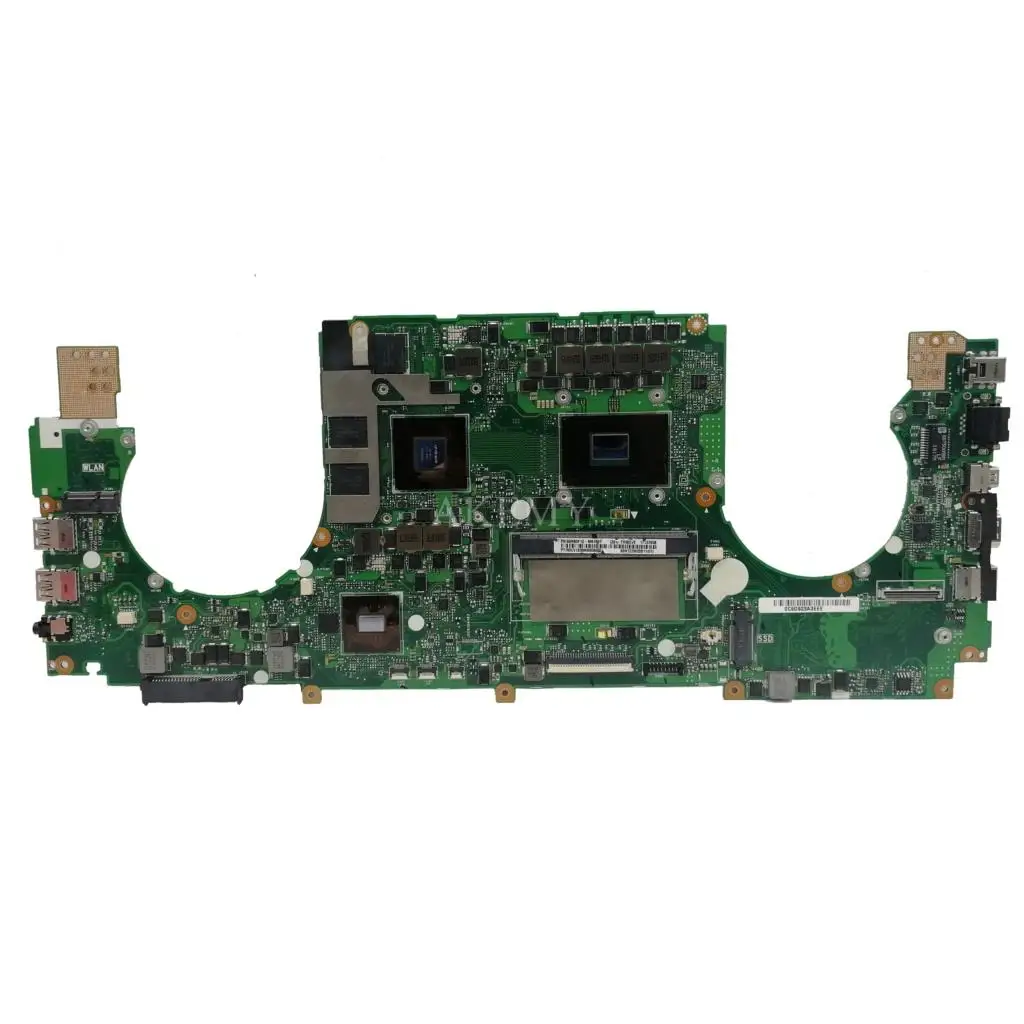 AKEMY FX502VE материнская плата для ноутбука ASUS TUF ZX60V ZX60VD FX502V FX502VE материнская плата ТЕСТ ОК i7-7700HQ GTX 1050ti 8 ГБ ОЗУ