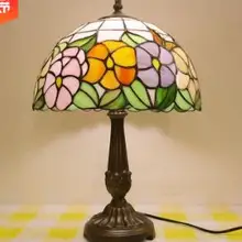 Новое поступление, модная деревенская настольная лампа Тиффани, прикроватная тумбочка для спальни, гостиной, спальни
