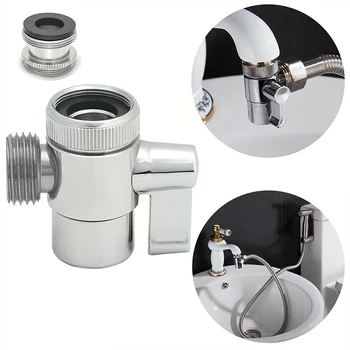 

M22 Thread Diverter Valve Basin Faucet Sprayer Chrome Washer For Kitchen