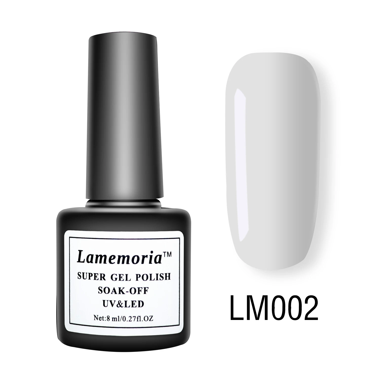 LM002 Lamemoria 8 мл УФ-гель для ногтей чистый цвет красный синий гель лак профессиональный цветной лак замачиваемый лак для ногтей Матовый жидкий - Цвет: LM002