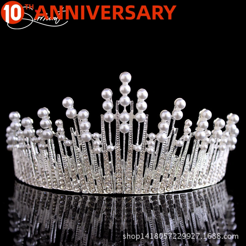 

Luxury 2020 Fashion Crystal headdress Bridal crown Kid Hair hoop Princess girl jewelry Accessiories Wedding Party SALE