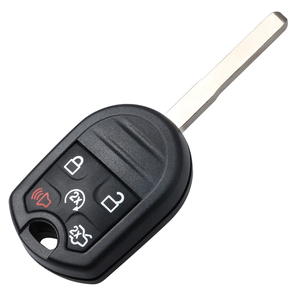 5-Button Key Fob Replacement Shell Case For 2013-2016 Ford C-Max, Escape, Focus – Includes Key Blade-633098