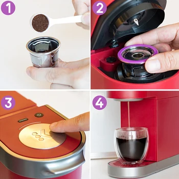 

Cafe Coffee Pod For Keurig 2.0 1.0 Stainless Steel Filter Spoon Beverage Home Improvement Supplies