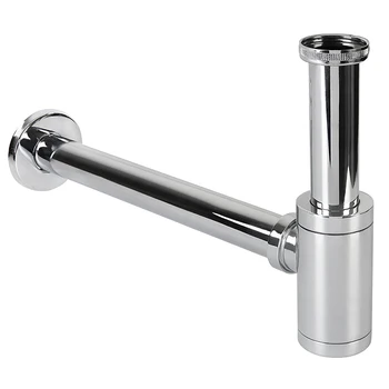 

Siphon Bathroom Siphon For Washbasin Sink Kitchen i n Stainless Steel Alloy Zinc