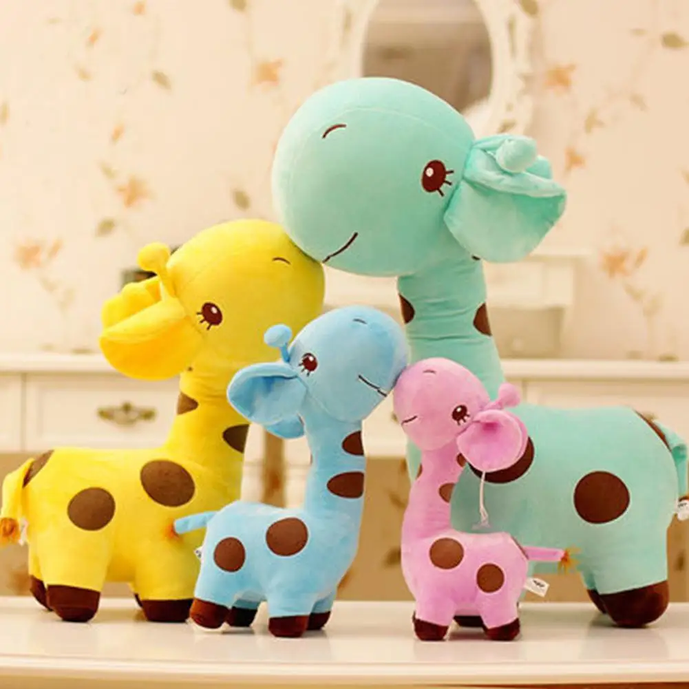 GloryStar Cute Cartoon Giraffe Shape Plush Doll Toy for Kids Girls Boys 3