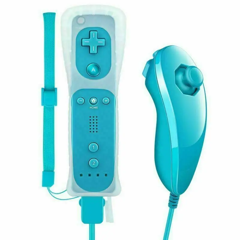 de jeu Nunchuck pour nintendo Wii 2 en 1, 1 pièce,