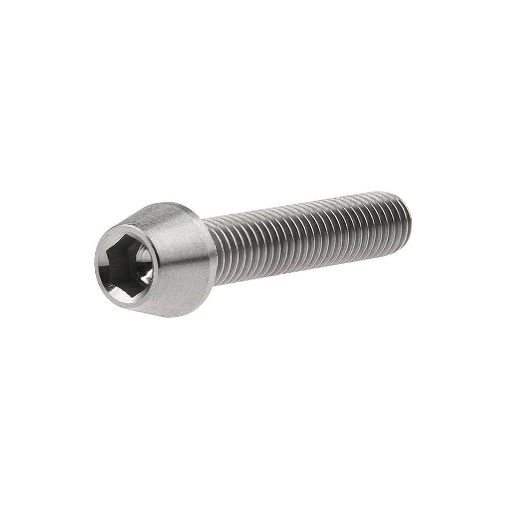 

Xingxi Titanium Bolt M8x40mm Allen Key Taper Head Full Thread Screw for Bicycle Motorcycle Fastener