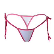 Женские сексуальные мини микро-стринги G стринги бандаж большого размера купальники Танга хипстер бикини трусики-шортики пляжные для солнечных ванн нижнее белье