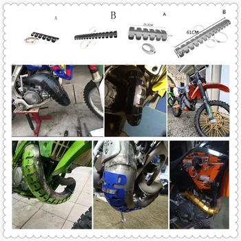 

Motorcycle exhaust protection cover to prevent wear and hot for KTM AdventuRe R 1050 RC8 Duke Bajaj PulsaR 200 NS 1190